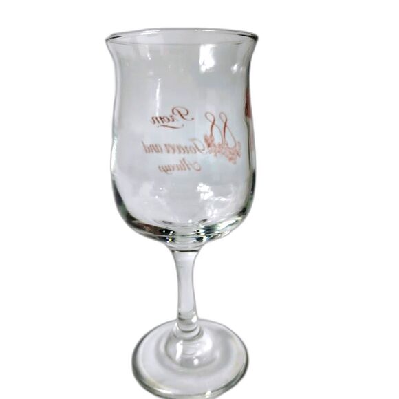 1988 Prom Wine Glass Prom 88 Forever and Always Stemmed - Picture 3 of 4